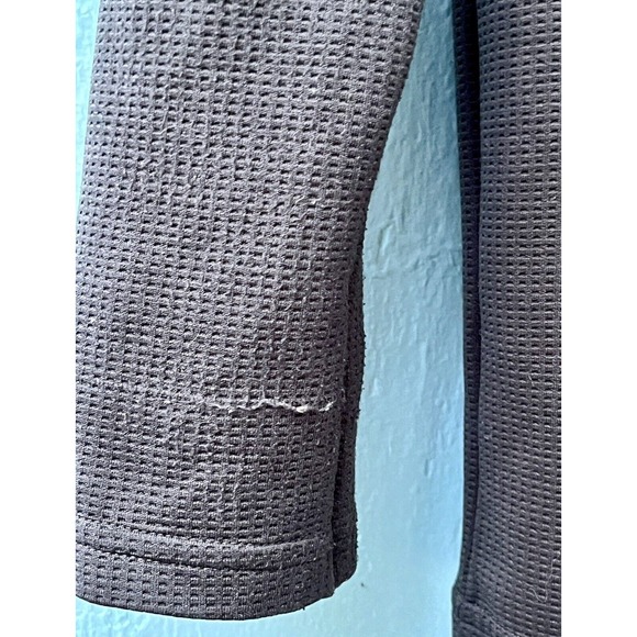 Under Armour Waffle Boy Size 7 Dark Grey All Season Gear Long Sleeve Spell Out - Picture 11 of 16